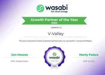Wasabi reconoce a V-Valley como EMEA’s Growth Partner of the Year 2025